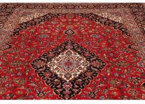 Tappeto Ardakan Medaglione Floreale Rosso Nero 244x352 Cm