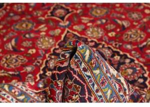Tappeto Ardakan Medaglione Floreale Rosso Blu Scuro 203x295 Cm