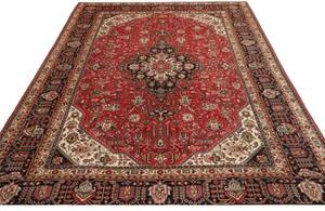 Tappeto Tabriz Stilizzato Rosso Blu Scuro 200x300 Cm