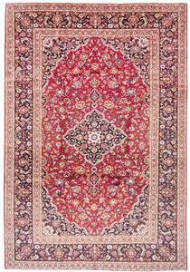 Tappeto Ardakan Medaglione Floreale Rosso Blu Scuro 257x378 Cm