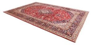 Tappeto Ardakan Medaglione Floreale Rosso Blu Scuro 248x372 Cm