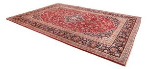 Tappeto Ardakan Medaglione Floreale Rosso Blu Scuro 257x378 Cm