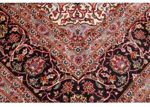 Tappeto Ardakan Medaglione Floreale Rosso Nero 244x352 Cm