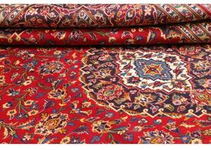 Tappeto Ardakan Medaglione Floreale Rosso Blu Scuro 255x350 Cm