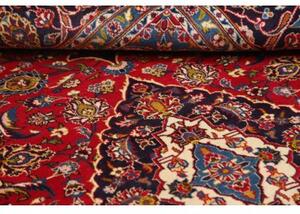 Tappeto Ardakan Medaglione Floreale Rosso Blu Scuro 203x295 Cm