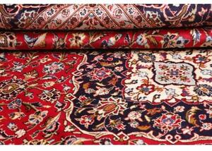 Tappeto Ardakan Medaglione Floreale Rosso Blu Scuro 246x349 Cm