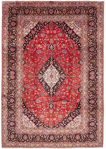 Tappeto Ardakan Medaglione Floreale Rosso Nero 244x352 Cm
