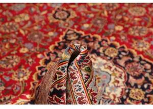 Tappeto Ardakan Medaglione Floreale Rosso Blu Scuro 203x297 Cm