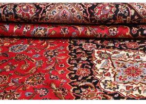 Tappeto Ardakan Medaglione Floreale Rosso Nero 244x352 Cm