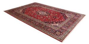 Tappeto Ardakan Medaglione Floreale Rosso Blu Scuro 203x295 Cm