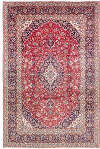 Tappeto Ardakan Medaglione Floreale Rosso Blu Scuro 248x372 Cm