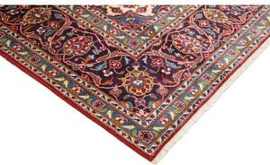 Tappeto Ardakan Medaglione Floreale Rosso Blu Scuro 203x295 Cm