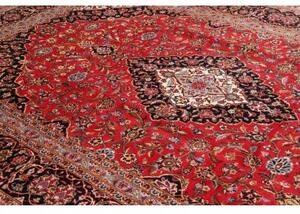 Tappeto Ardakan Medaglione Floreale Rosso Nero 244x352 Cm