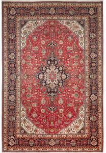 Tappeto Tabriz Stilizzato Rosso Blu Scuro 200x300 Cm