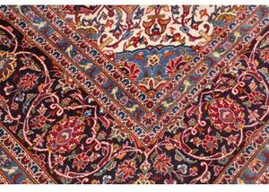 Tappeto Ardakan Medaglione Floreale Rosso Blu Scuro 297x390 Cm