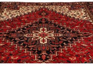 Tappeto Gorawan Stilizzato Rosso Avorio 258x350 Cm