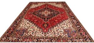 Tappeto Gorawan Stilizzato Rosso Avorio 258x350 Cm