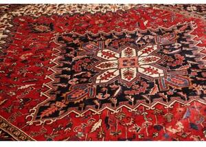 Tappeto Gorawan Stilizzato Rosso Avorio 258x350 Cm