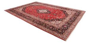Tappeto Ardakan Medaglione Floreale Rosso Nero 253x366 Cm