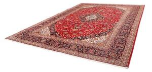 Tappeto Ardakan Medaglione Floreale Rosso Blu Scuro 306x410 Cm