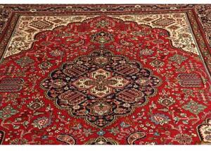 Tappeto Tabriz Stilizzato Rosso Blu Scuro 206x297 Cm