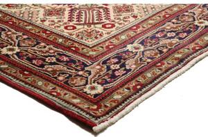 Tappeto Tabriz Stilizzato Rosso Blu Scuro 206x297 Cm