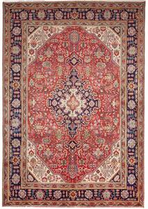 Tappeto Tabriz Stilizzato Rosso Blu Scuro 200x300 Cm