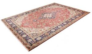 Tappeto Tabriz Stilizzato Rosso Blu Scuro 200x300 Cm