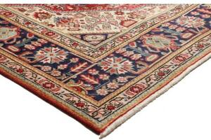 Tappeto Tabriz Stilizzato Rosso Blu Scuro 200x300 Cm
