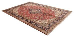 Tappeto Tabriz Stilizzato Rosso Blu Scuro 200x300 Cm