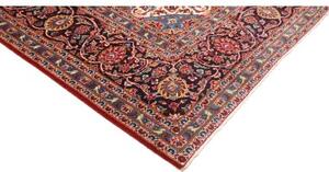 Tappeto Ardakan Medaglione Floreale Rosso Blu Scuro 297x390 Cm