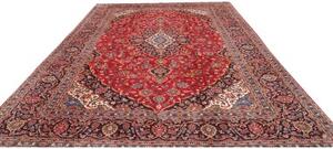 Tappeto Ardakan Medaglione Floreale Rosso Blu Scuro 297x390 Cm