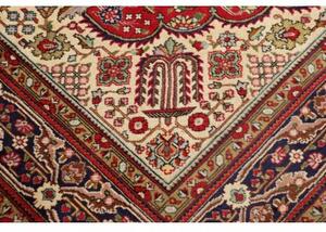 Tappeto Tabriz Stilizzato Rosso Blu Scuro 206x297 Cm