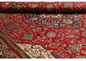 Tappeto Tabriz Stilizzato Rosso Blu Scuro 206x297 Cm