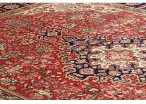 Tappeto Tabriz Stilizzato Rosso Blu Scuro 200x300 Cm