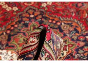 Tappeto Tabriz Medaglione Floreale Rosso Blu Scuro 230x338 Cm