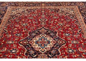 Tappeto Ardakan Medaglione Floreale Rosso Blu Scuro 200x304 Cm
