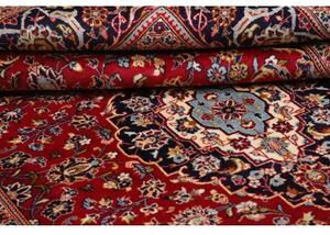 Tappeto Ardakan Medaglione Floreale Rosso Blu Scuro 196x303 Cm