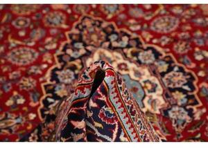 Tappeto Ardakan Medaglione Floreale Rosso Blu Scuro 196x303 Cm
