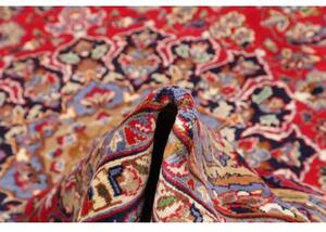 Tappeto Nadjafabad Medaglione Floreale Rosso Blu Notte 250x358 Cm