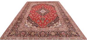 Tappeto Ardakan Medaglione Floreale Rosso Blu Scuro 250x350 Cm