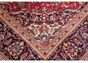 Tappeto Ardakan Medaglione Floreale Rosso Blu Scuro 200x304 Cm