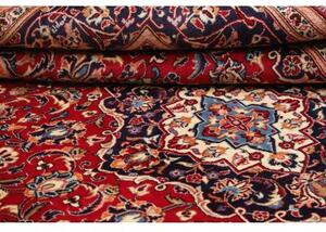 Tappeto Ardakan Medaglione Floreale Rosso Blu Scuro 200x304 Cm