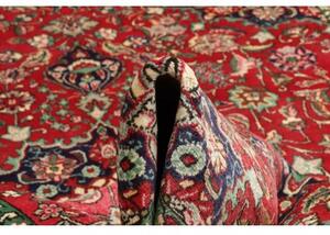 Tappeto Tabriz Medaglione Floreale Rosso Blu Scuro 204x278 Cm