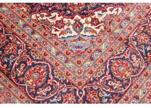 Tappeto Ardakan Medaglione Floreale Rosso Blu Scuro 242x343 Cm
