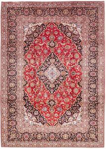 Tappeto Ardakan Medaglione Floreale Rosso Blu Scuro 250x350 Cm