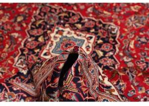 Tappeto Ardakan Medaglione Floreale Rosso Blu Scuro 197x302 Cm