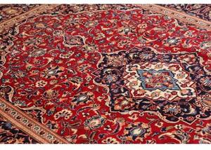 Tappeto Ardakan Medaglione Floreale Rosso Blu Scuro 200x304 Cm