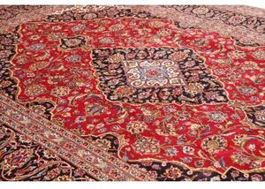 Tappeto Ardakan Medaglione Floreale Rosso Blu Scuro 250x350 Cm