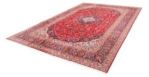Tappeto Ardakan Medaglione Floreale Rosso Blu Scuro 242x343 Cm